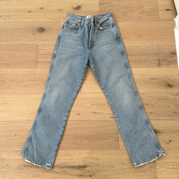 Agolde Pinchwaist Jeans Size 24 Color Soundwave - Picture 1 of 8